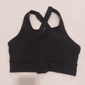 Athleta Front Zip Stealth Bra